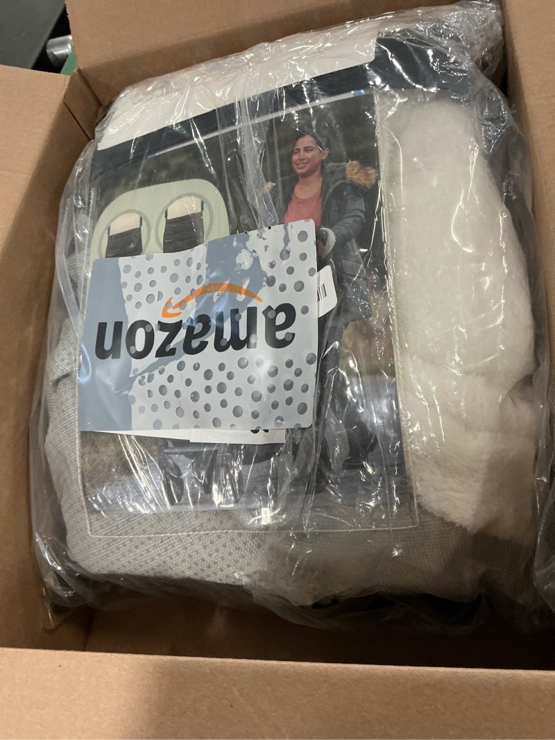 Condition photo showing Good Condition for UPPAbaby CozyGanoosh Footmuff - Easily Attaches to UPPAbaby Strollers + RumbleSeat - Ultra-Plush, Weather-Proof - Winter Stroller Cover - Savannah (Pearl Gray Jacquard)