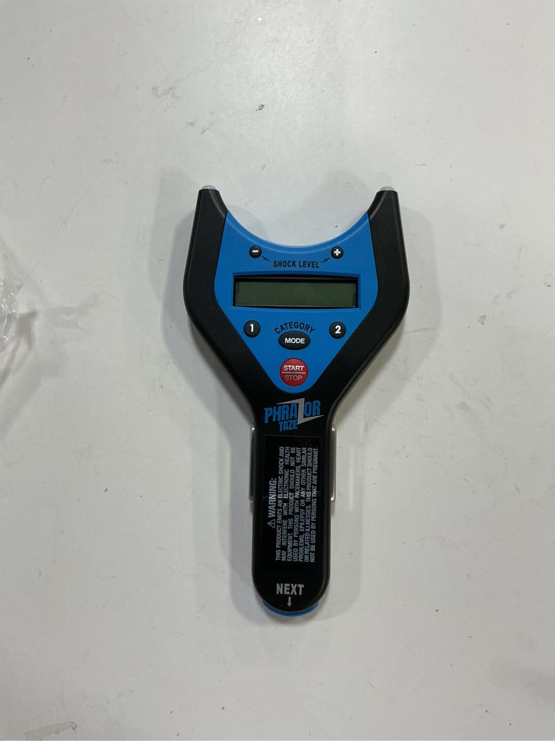 Condition photo showing As Is for PhraZor Taze – Shockingly Fun Word-Guessing Party Game with 3 Shock Levels, 3 Play Modes & Cheat Detector – 5,000+ Words, Multiplayer for Teens & Adults and Family Game Night