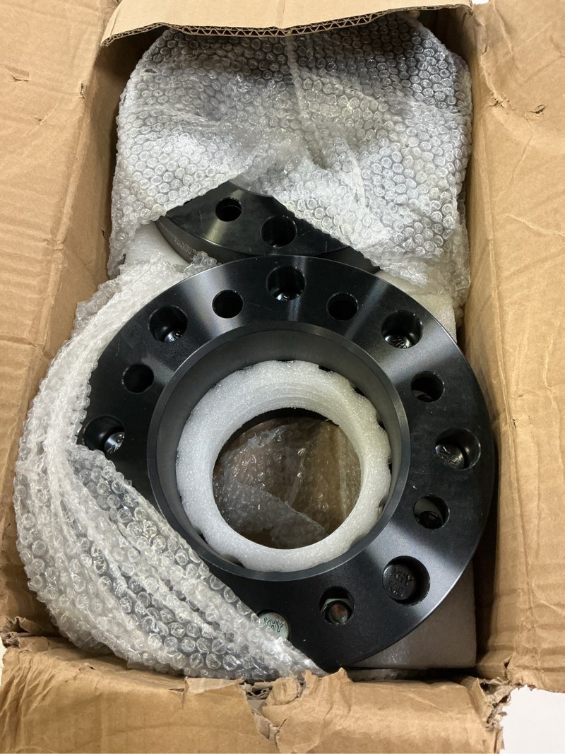 Condition photo showing Good Condition for youxmoto 8x6.5 to 8x180 2 inch wheel spacers fit for chevy gmc 1999-2010, silverado sierra 2500 3500 hd, 2014-2021 ram 2500 3500, 126.15mm hub bore wheel adapters with 14x1.5 studs, 4pcs
