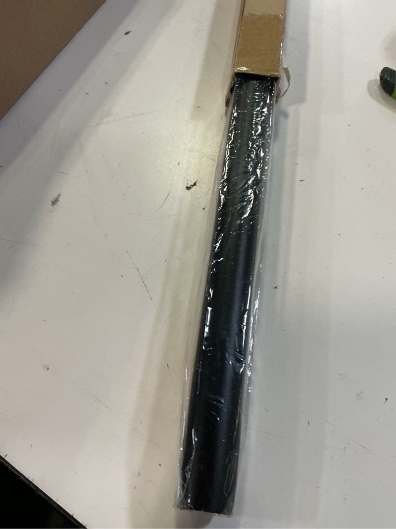 Condition photo showing Good Condition for 24 inch ceiling fan downrod with extended wires,1 inch outside diameter, extension rod only ceiling fans compatible, not threaded(black) black 24 inch