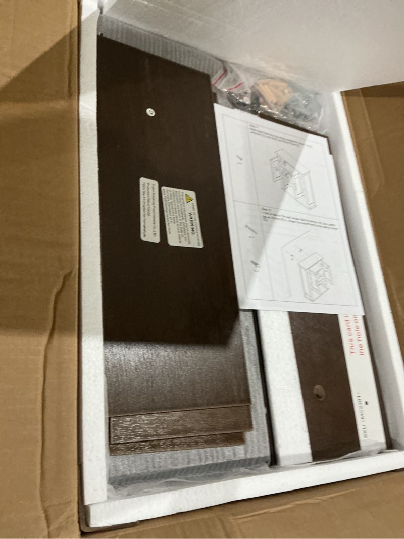 Condition photo showing Good Condition for choochoo wood wall cabinet with doors, medicine cabinet with adjustable shelves over the toilet, rustic cabinet wall mounted for bathroom, kitchen, living room, walnut