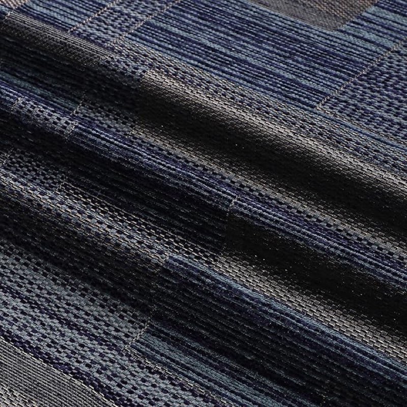 majestic giftware chenille cut fabric by the yard (many-38x108) | 38" wide x 108" length soft & washable cloth for table runner, upholstery, pillows & window treatments (maui - navy) mauii - navy 3 yard