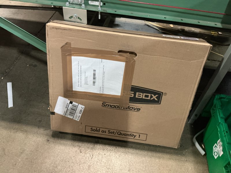 Condition photo showing New/Like New for bankers box small classic moving box 10 pack, reinforced handles, tape-free assembly, box with lid, 15-in x 12-in x 10-in (7714901) small, 10 count (pack of 1)