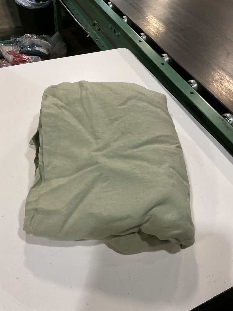 Condition photo showing Good Condition for european linen duvet cover, twin, willowleaf