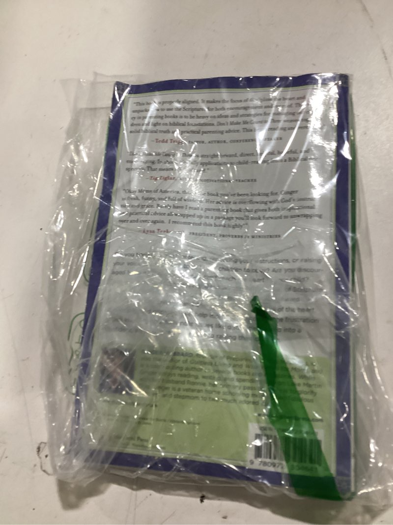 Condition photo showing Good Condition for Don't Make Me Count to Three