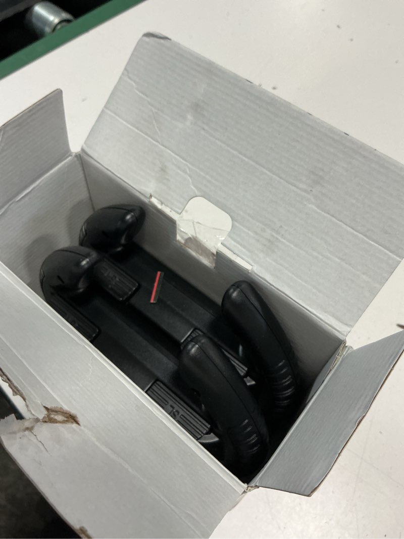 Condition photo showing As Is for steering wheels for nintendo switch 2 (2025), racing wheels for mario kart world & 8 deluxe, bigger sl/sr buttons, switch 2 games accessories for switch 2 joycon controller, easy to install, 2 pack black