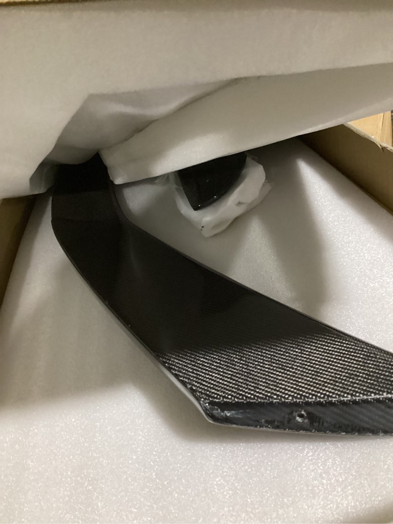 Condition photo showing Good Condition for 100% carbon fiber c8 rear high wing spoiler fit for corvette c8 stingray z51 2020-2026 carbon fiber lid high wing spoiler