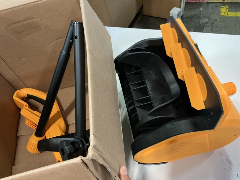 Condition photo showing As Is for (Similar)STIGA ST 300e Kit Snow Thrower, 48 V, 450 W, 30 cm, 1 Batt. 2 Ah + Charger – Adj. Telescopic Shaft, Adj. Auger – Driveways, Patios, Steps
