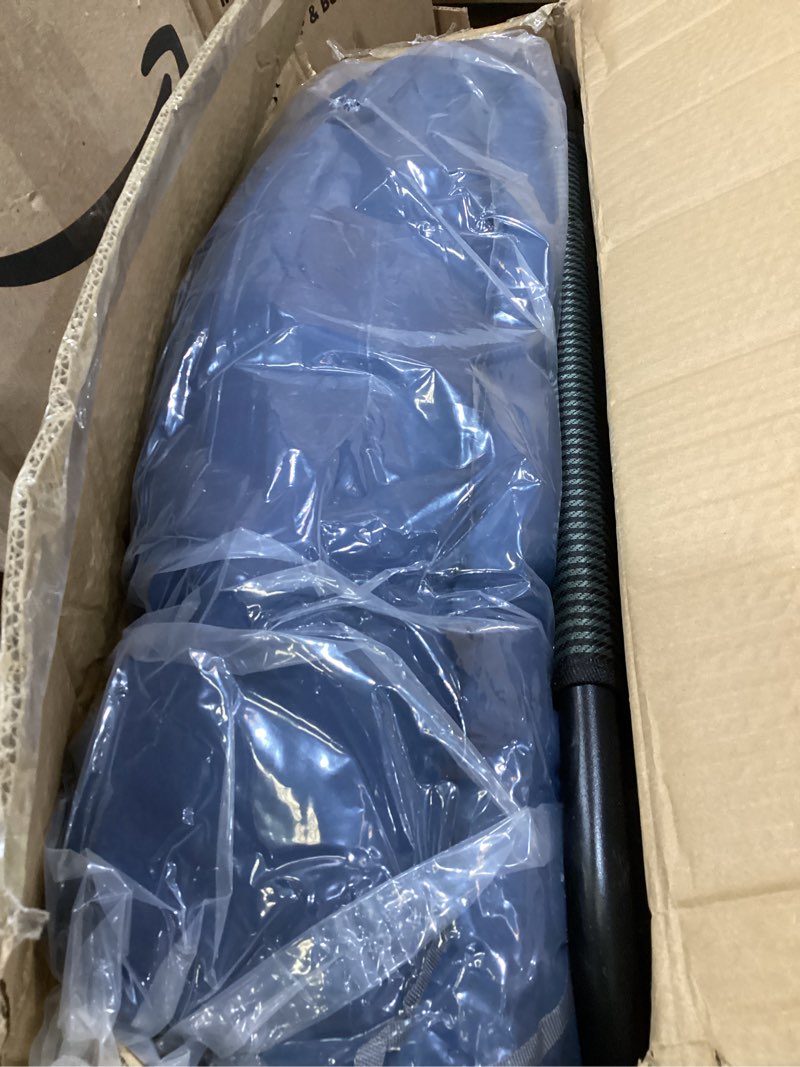 Condition photo showing Good Condition for heavy duty camping cot for adults with mattress, 10-leg portable folding cot bed, extra stable sleeping cot for camping, travel, tent & indoor guest use, 500 lbs capacity blue with mattress