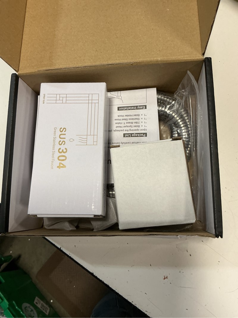 Condition photo showing Good Condition for fylivore handheld bidet sprayer for toilet-adjustable water pressure control with hose brushed nickel toilet