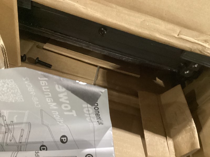 Condition photo showing As Is for olixis 9 drawers storage organizers units, closet organizers and storage for clothes, fabric storage drawer for living room, chest of dresser in 39.4" d x 11.8" w x 39.9" h, black black 39.4"d x 11.8"w x 39.9"h (9 drawers)