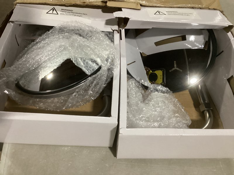 Condition photo showing Good Condition for ECCPP Hood Mount Convex Mirrors Compatible With For Freightliner For Kenworth For Peterbilt With Left Right Side Tuck Car Mirrors With Chrome Housing for Freightliner for Kenworth for Peterbilt - Manual Control