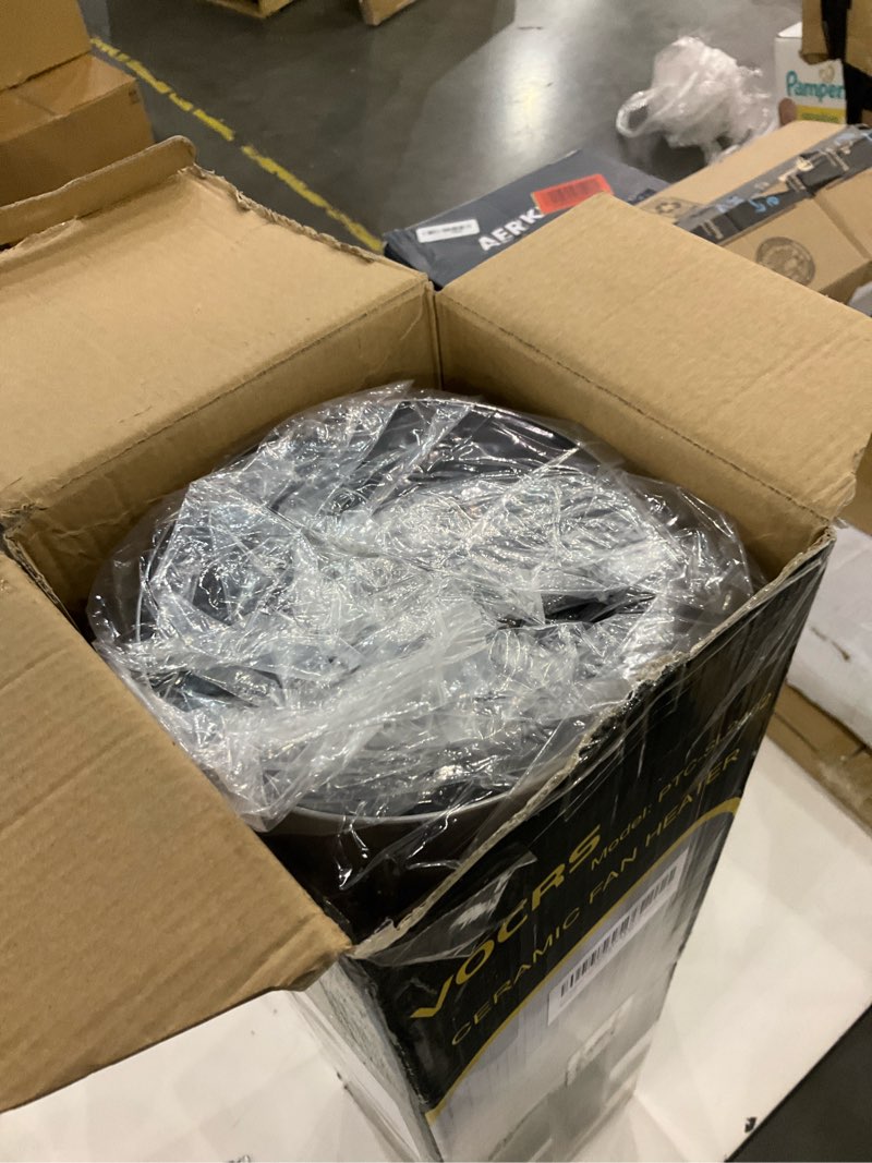 Condition photo showing Good Condition for Space Heater for Indoor Use with Remote - 70° Oscillating Tower Electric Heater, 24 Inchs, 12H Timer, 1500W Quiet PTC Ceramic Heating with Thermostat, Fast Safety Heat for Office, Home, Bedroom