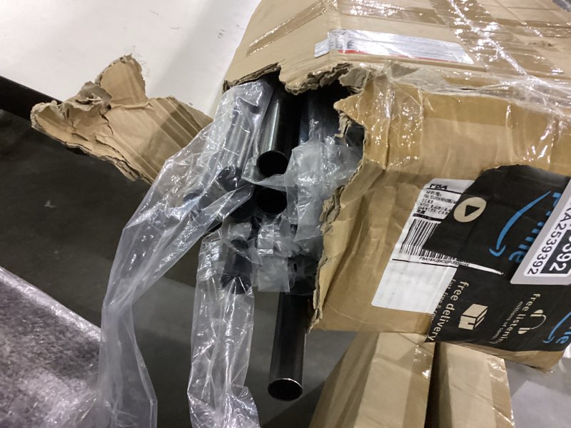 Condition photo showing New/Like New for Muzata 100Pack 32" Aluminum Deck Balusters Round Black Deck Railing Stair Porch Staircase Spindles 3/4" Diameter Hollow for Railing Fencing Porch Stair WT15