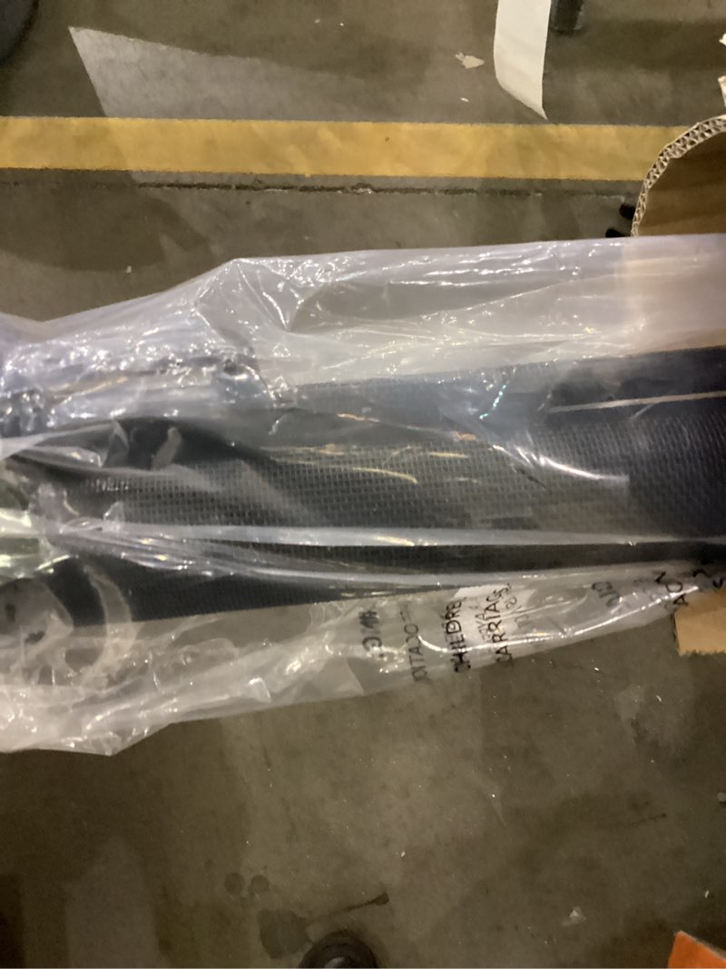 Condition photo showing New/Like New for Upgraded Retractable Baby Gates for Stairs & Banister, Mesh Dog Gate Indoor, Extends to 55" Wide 33" Tall, Child Safety Gate for Stairway, Banister & Wall Mount (Black)