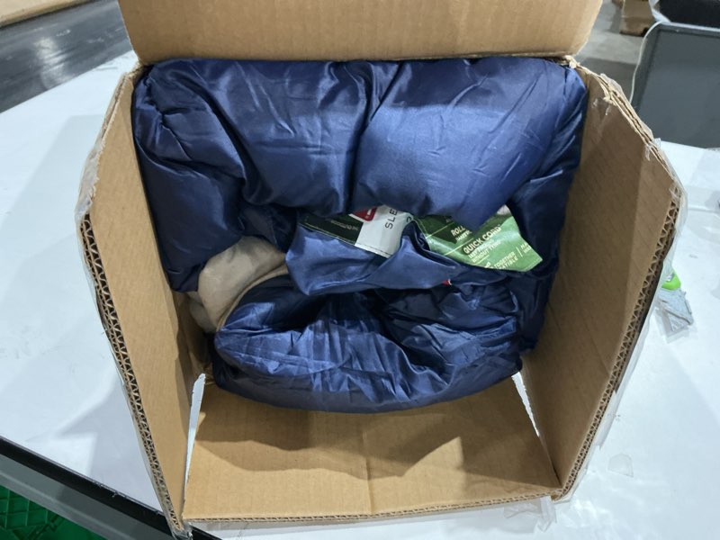 Condition photo showing Good Condition for coleman brazos 20/30°f adult cool-weather sleeping bag with no-snag zipper & stuff sack, machine washable, great for camping, traveling, guests, & more pfas-free 30°f