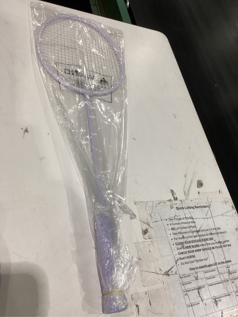 Condition photo showing Good Condition for badminton racket purple