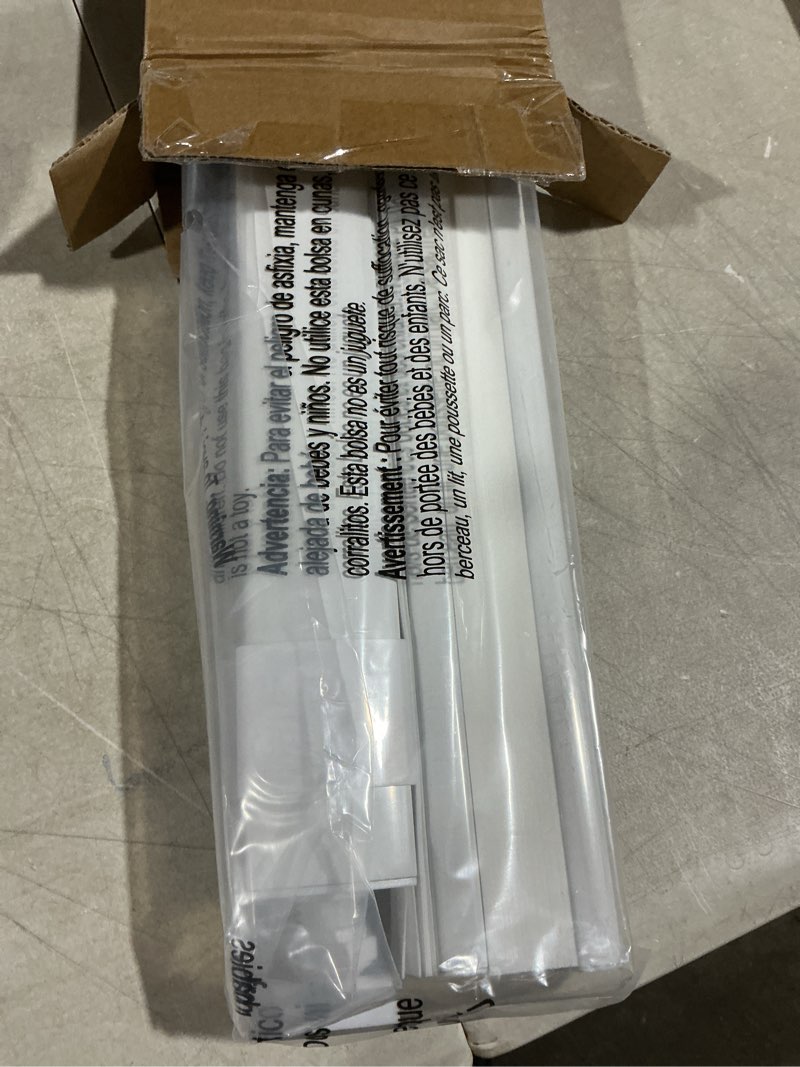 Condition photo showing Good Condition for lazblinds no tools no drill cordless cellular shades, top down bottom up (tdbu) honeycomb shades for home, light filtering thermal insulation blinds for windows, 30" w x 48" h, white light filtering - white 30" w x 48" h