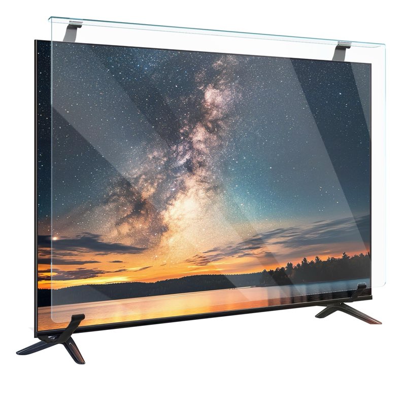 Fohil 50 Inch TV Screen Protector HD Clear TV Screen Protector Cover Acrylic Clear Screen Protective