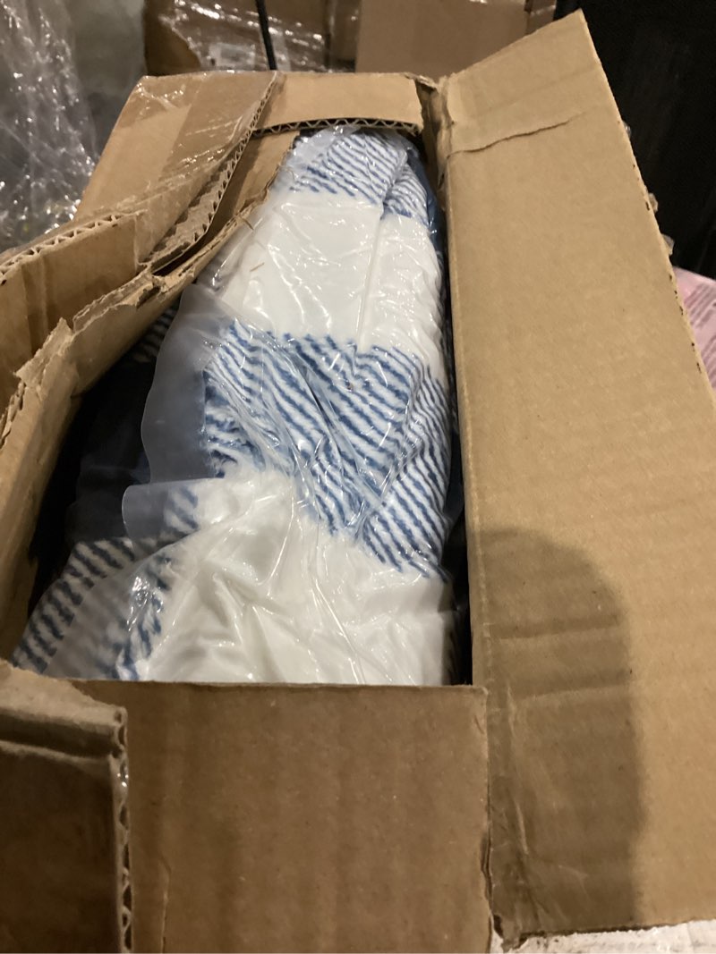 Condition photo showing As Is for Elegant Comfort 1500 Premium Quality Fitted Sheet Ultra Soft 18-24 Inch Extra Deep Pocket - Single Fitted Sheet for High Mattress - Wrinkle Free with Smart Storage Pockets, King, Navy Blue Navy Blue King - EXTRA DEEP Pocket