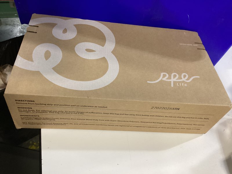 Condition photo showing New/Like New for 100% Organic Cotton Pad Bundle, Size 2,3,4,5 Period Essential Menstrual Pads for Women,Unsented Sanitary Napkins Variety Pack, Regular, Large, Overnight Feminine Pad & Long Panty Liners (Total 78 Ct)