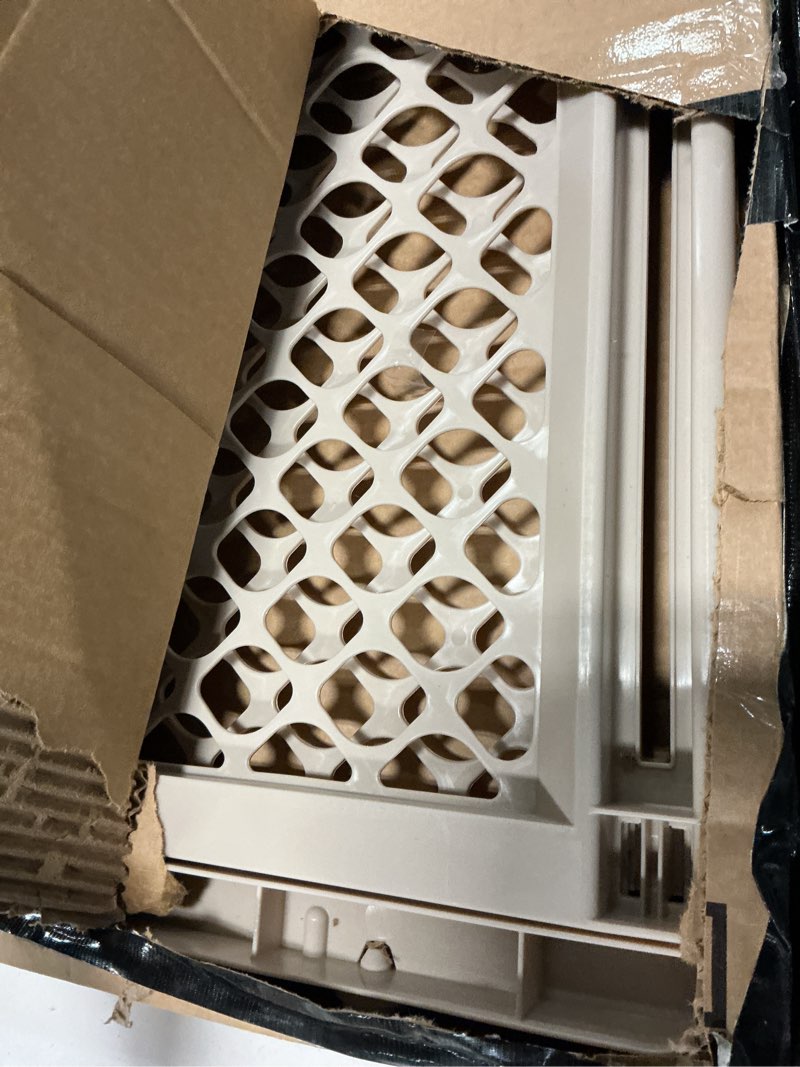 Condition photo showing Good Condition for toddleroo by north states - supergate ergo baby gate: plastic baby gate for stairs & doorways - adjustable indoor safety gate - made in usa - 26 to 42 inches wide - 26 inches tall - sand