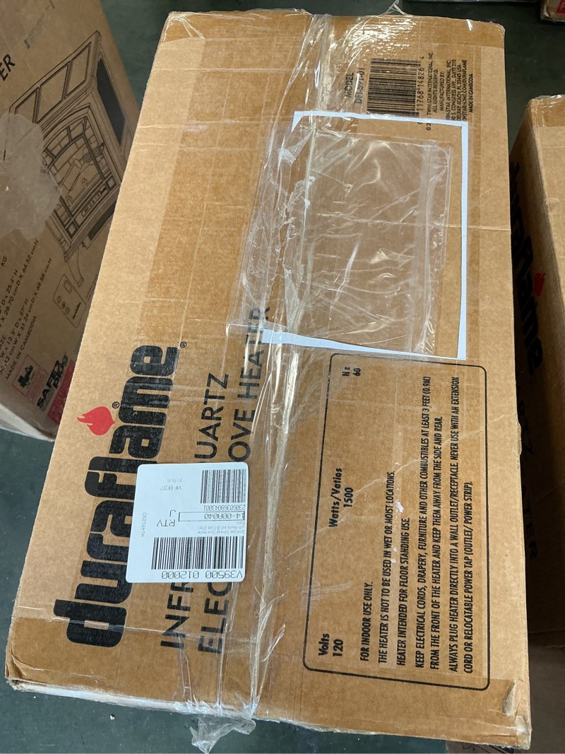 Condition photo showing New/Like New for duraflame Infrared Quartz Electiric Stove Heater - DFI-591-01 - Black