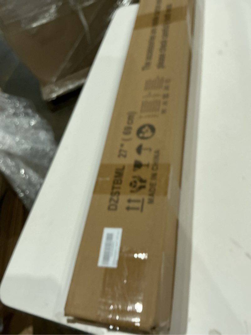 Condition photo showing Good Condition for seeye cordless zebra blinds for window, french door blinds free-stop roller window shades with valance 27" w x 90" h, light filtering window treatment sheer blinds & shades easy to install, white white - light filtering 27"w x 90"h