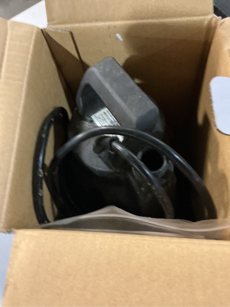 Condition photo showing As Is for utilitech 1/6-hp 115-volt 25-gpm thermoplastic submersible utility pump