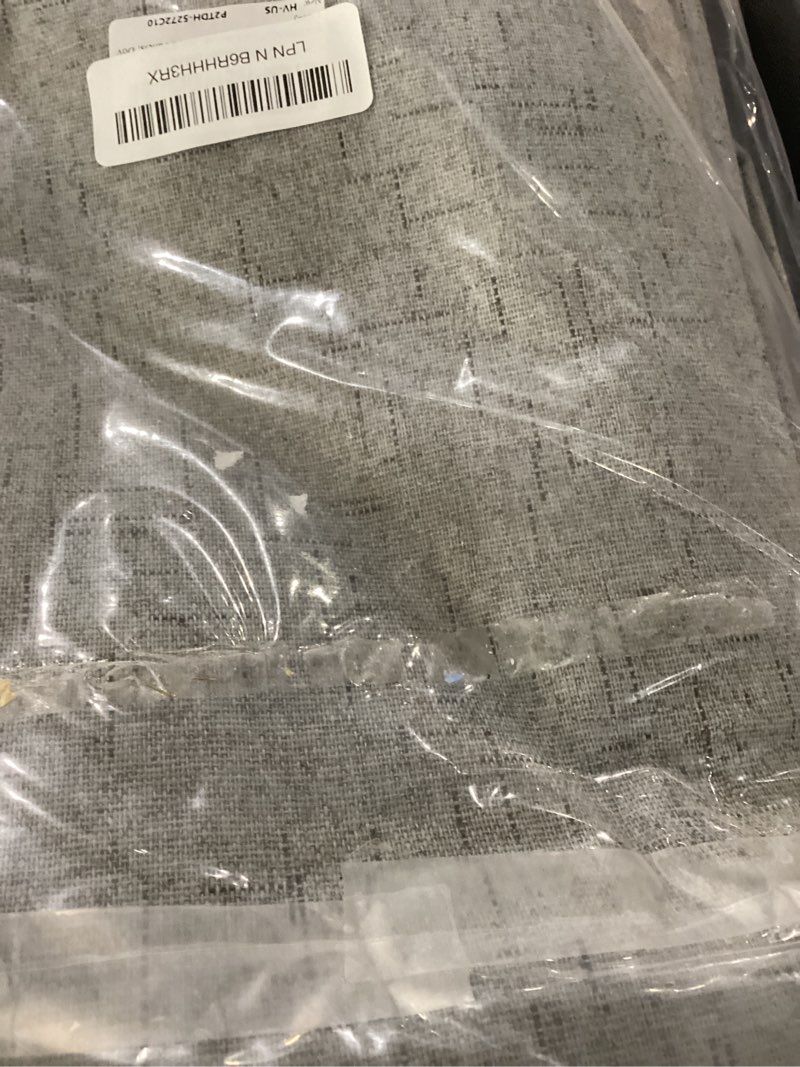Condition photo showing Good Condition for h.versailtex linen blackout curtains 72 inches long 100% blackout thermal insulated textured linen look curtain draperies anti-rust grommet, energy saving with white liner, 2 panels, dove gray dove gray 52"w x 72"l (pack of 2)