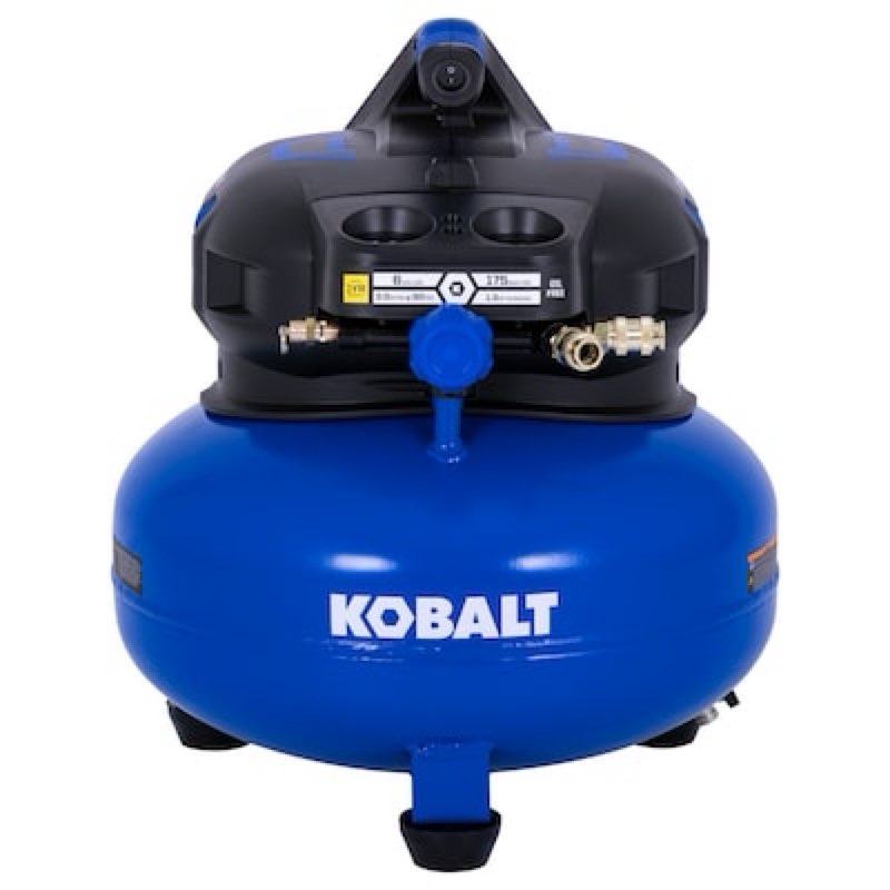 Kobalt 6-Gallon Portable Electric 175 PSI Pancake Air Compressor