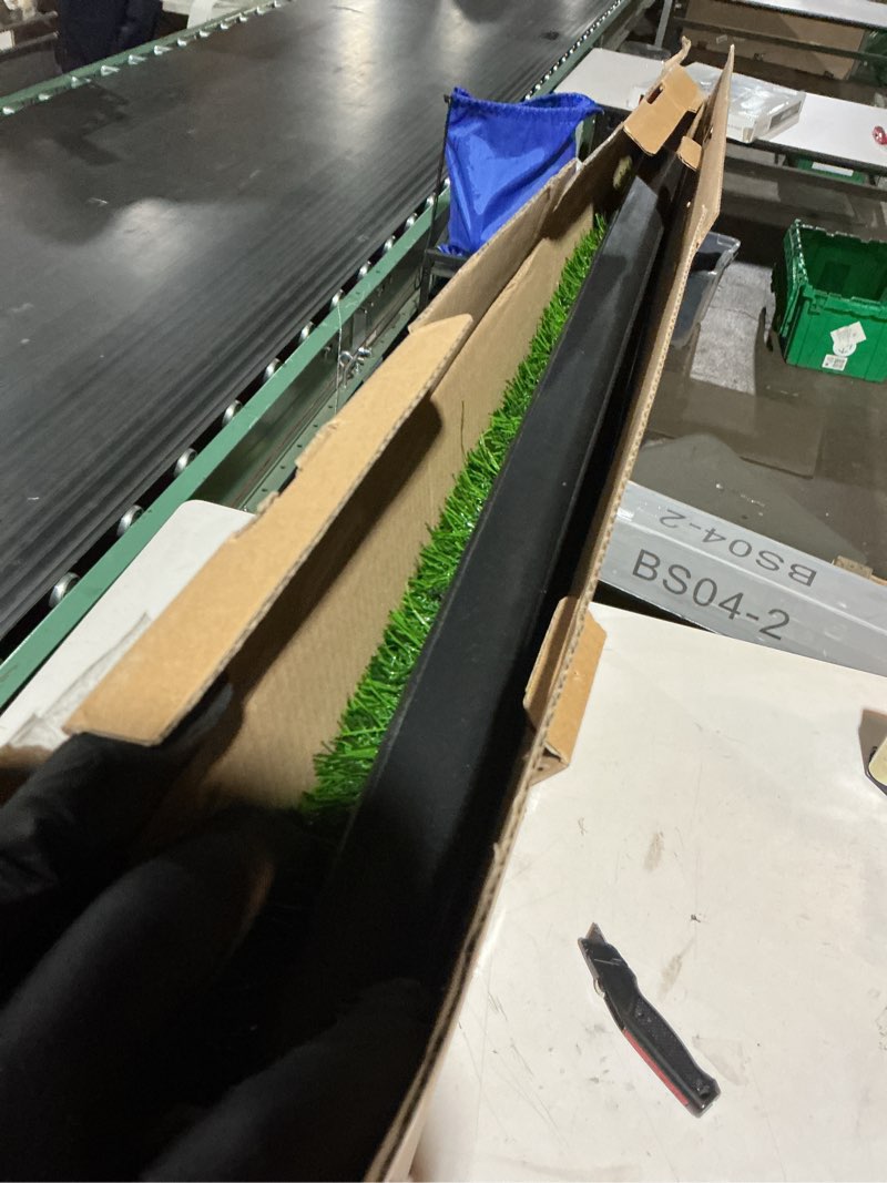 Condition photo showing New/Like New for LOOBANI Large Dog Grass Pad with Tray - 35x23in Dog Litter Box with 2 Artificial Grass Patch + 2 Washable Pee Pads - Quickly Absorbency Indoor Outdoor Potty for Patio Balcony Apartment Use 35"×23" (5-Layer Potty System)