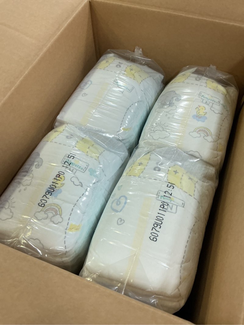 Condition photo showing New/Like New for pampers swaddlers diapers, size 0 (up to 10 lbs), 140 count, absorbent, keeps baby dry and comfortable, skin safe disposable baby diaper (packaging may vary) newborn 140