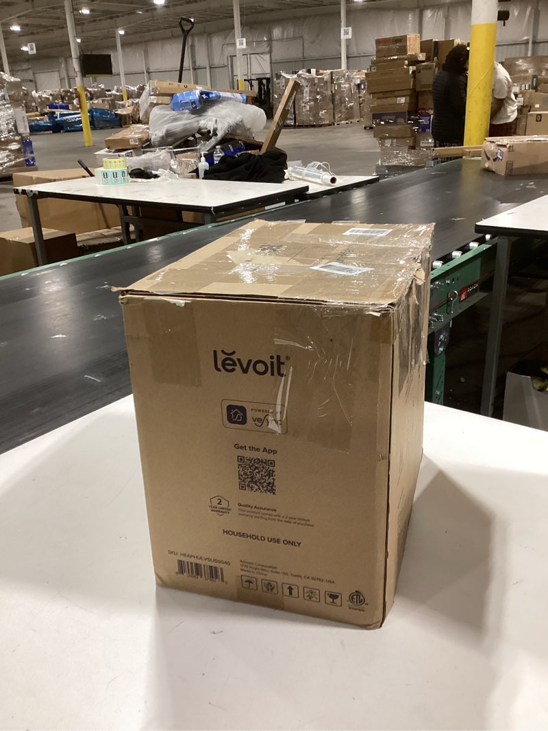 Condition photo showing As Is for LEVOIT LV600S Smart Warm and Cool Mist Humidifiers for Home Bedroom Large Room, (6L) 753ft² Coverage, Quickly & Evenly Humidify Whole House, Easy Top Fill, App & Voice Control - Quiet Sleep Mode White Smart Humidifier