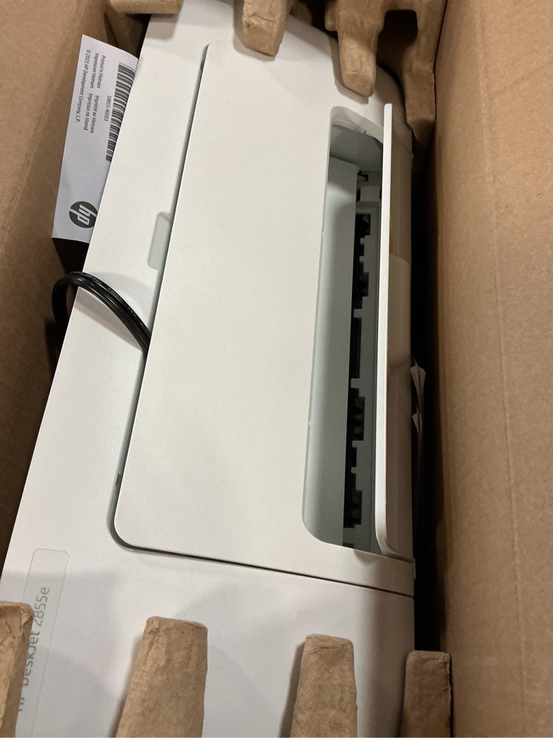 Condition photo showing Good Condition for hp deskjet 2855e wireless all-in-one color inkjet printer, scanner, copier, best-for-home, 3 month instant ink trial included. this printer is only 2.4 ghz capable. (588s5a)