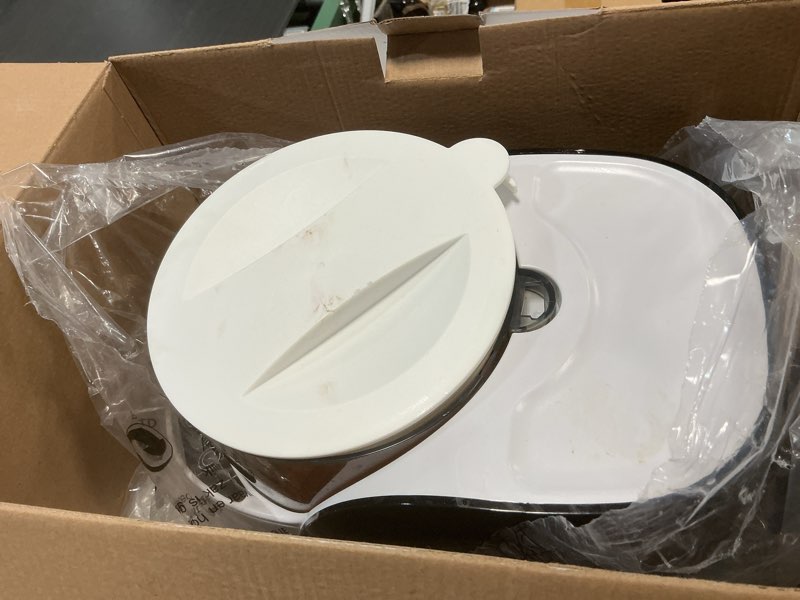 Condition photo showing As Is for baby brezza new and improved formula pro advanced formula dispenser machine - automatically mix a warm formula bottle instantly - easily make bottle with automatic powder blending, white