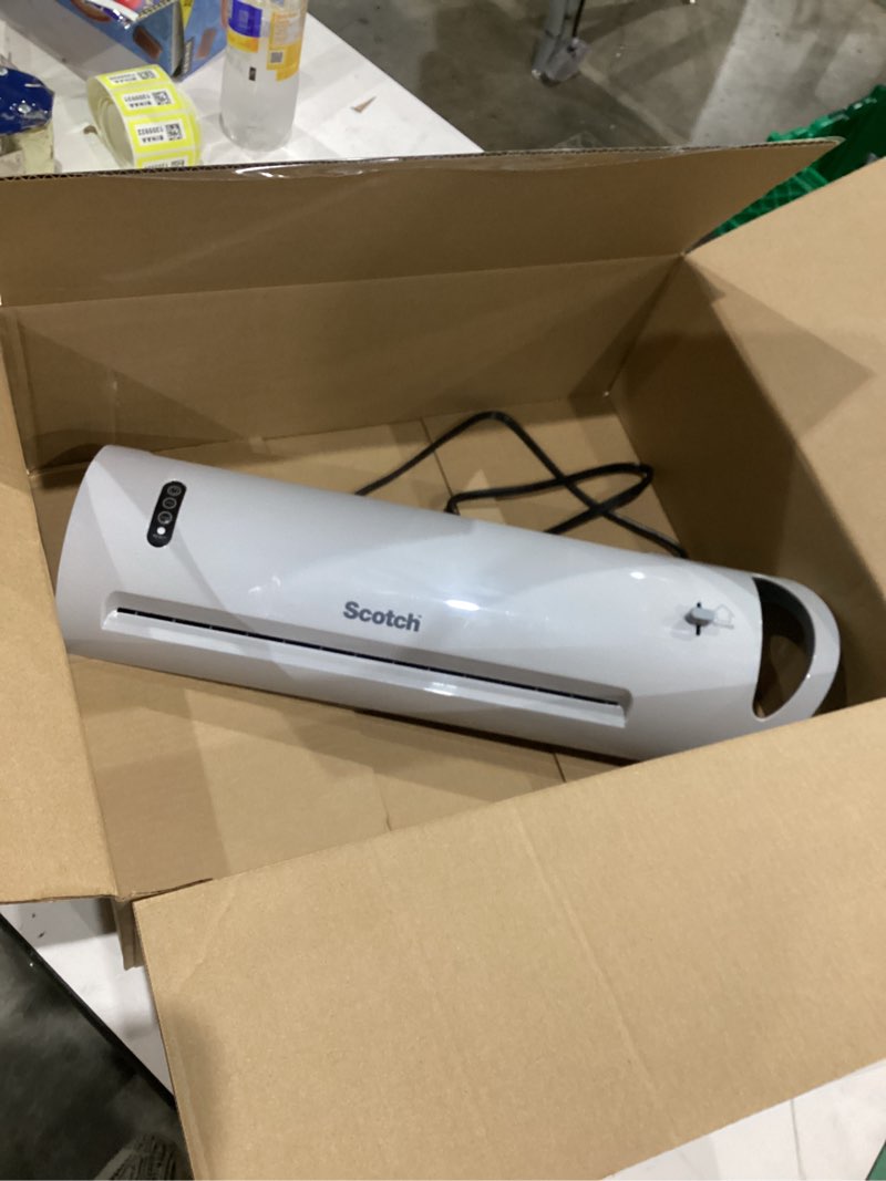 Condition photo showing Good Condition for Scotch Thermal Laminator, Extra Wide 13 Inch Input, Ideal for Teachers, Small Offices, or Home (TL1302Z)