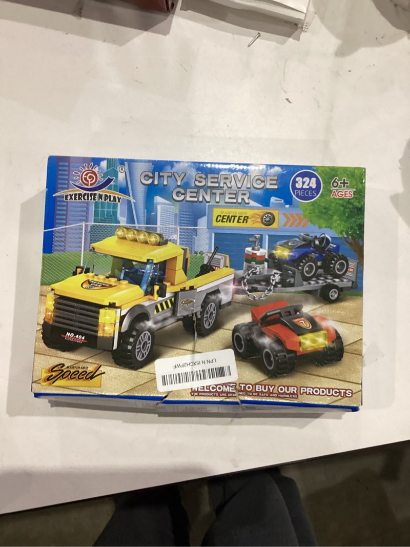 Condition photo showing New/Like New for city race buggy transporter building set,324 pcs 3 in 1 city service truck cars building blocks kit,stem vehicles toys,construction playset birthday xmas gifts for kids boys 6 7 8 9 10-year-old