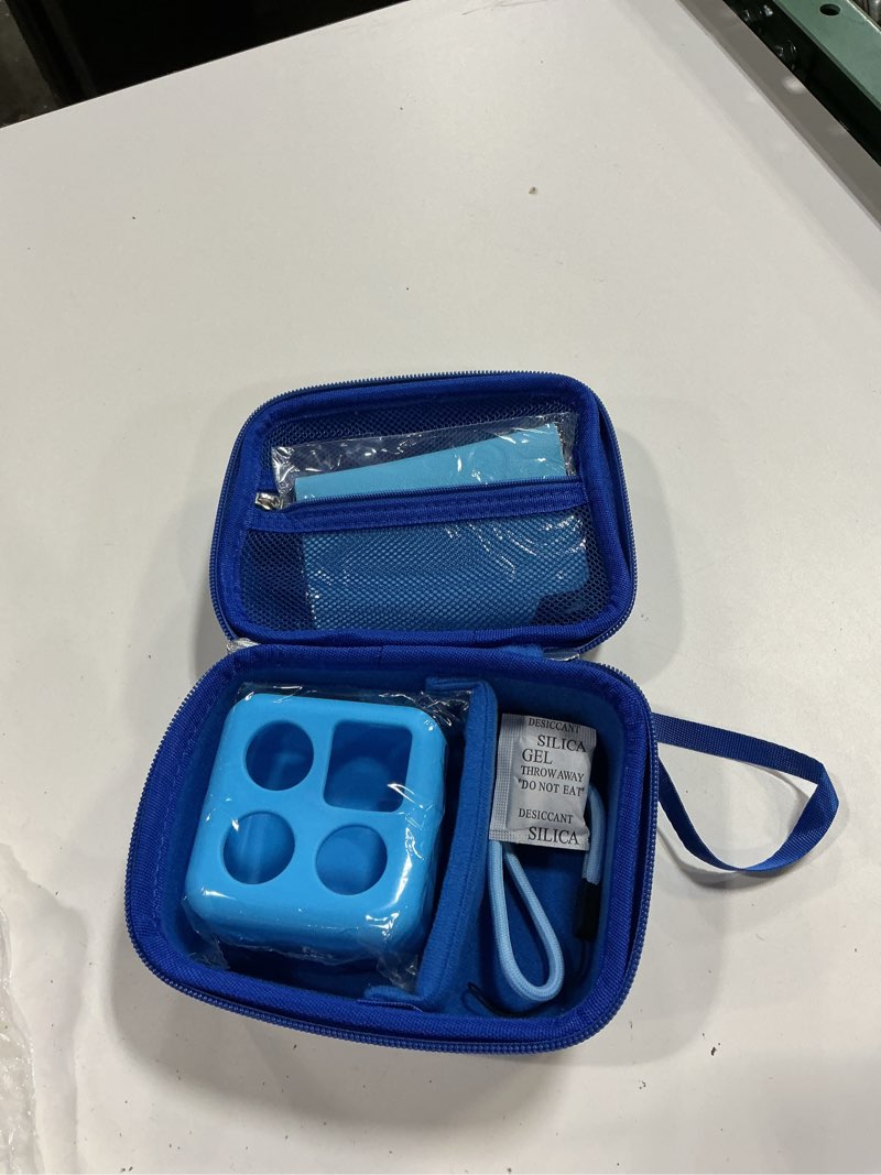 Condition photo showing Good Condition for youknow hard case and silicone cover for yoto mini player, kids audio music accessory with card case holder for up to 10 cards (blue)