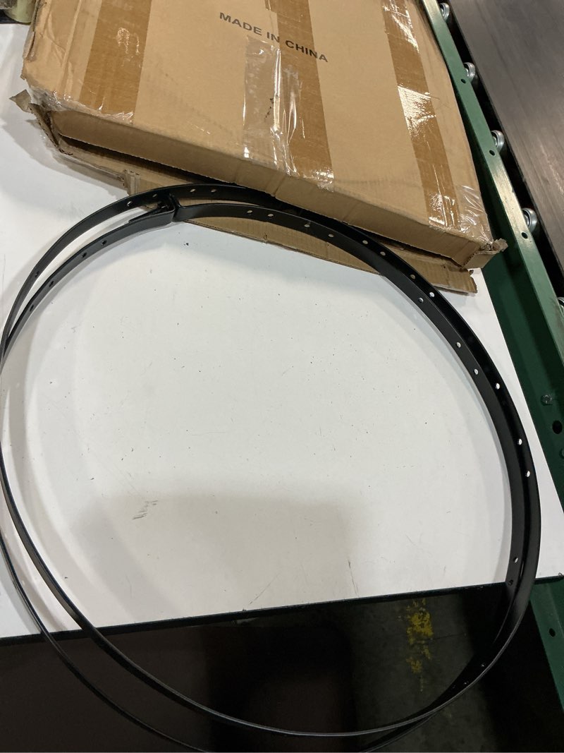 Condition photo showing As Is for vankey hinge band for big large green egg, replacement band for big size green egg accessories, replacement parts for split hinge band assembly ?split hinges band? split hinges (l)