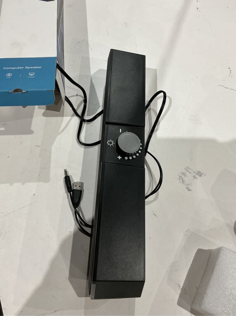 Condition photo showing Good Condition for lenrue g11 computer speakers for desktop, touch lights pc speakers with surge clear sound, usb c/usb powered, aux audio for computer desktop pc laptop desk black