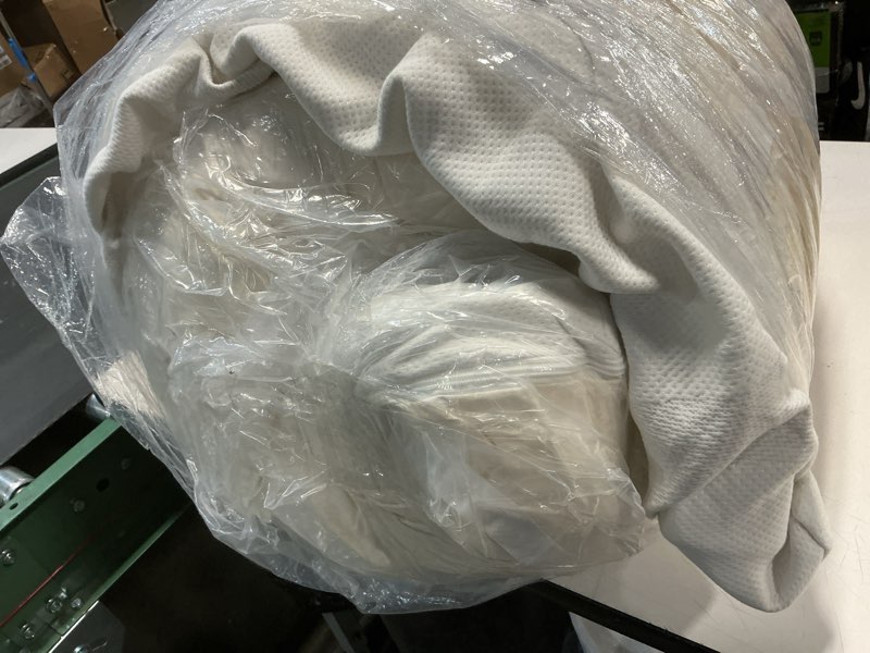 Condition photo showing As Is for TEMPUR-Adapt (Supreme) 3" Memory Foam Mattress Topper, Queen,White Queen 3"