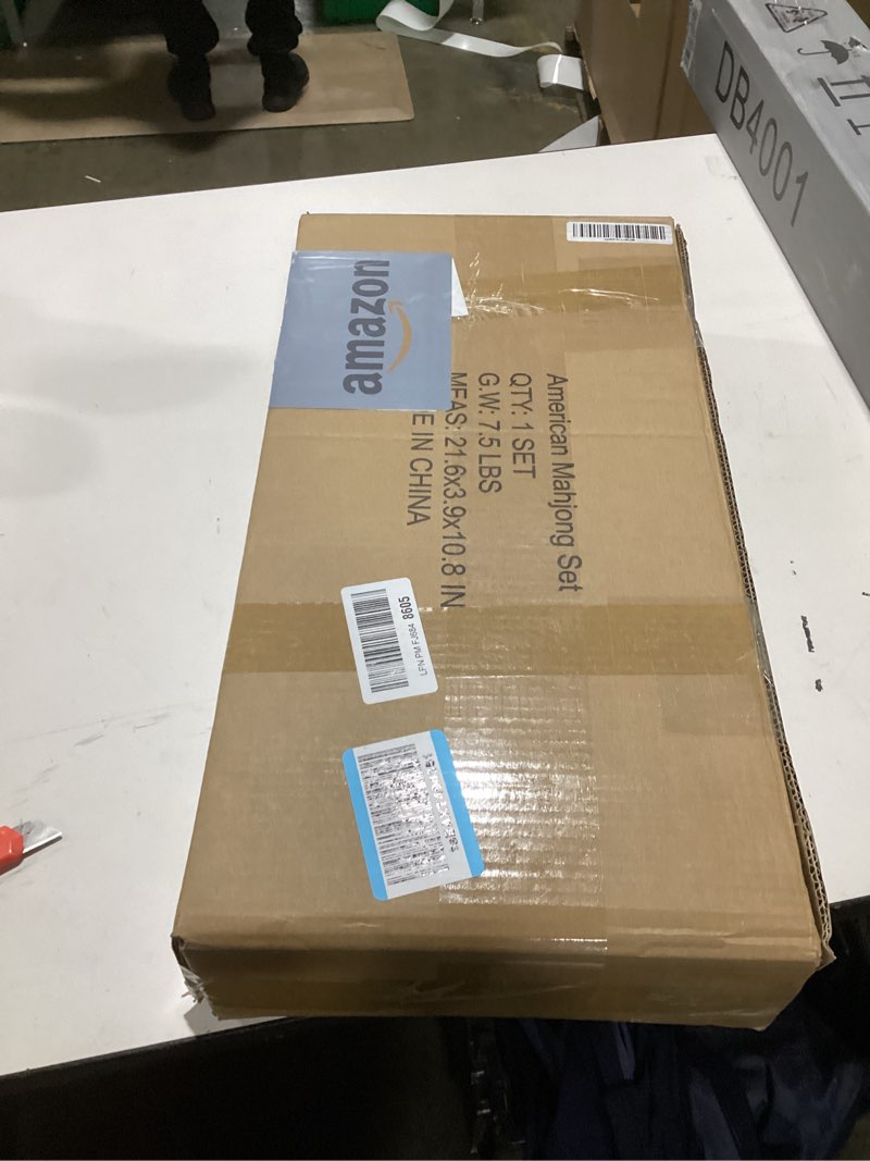 Condition photo showing Good Condition for American Mahjong Tile Set with Clear Bag, 166 White Tiles, 4 All-in-One Rack/Pushers, Mahjong Set (M