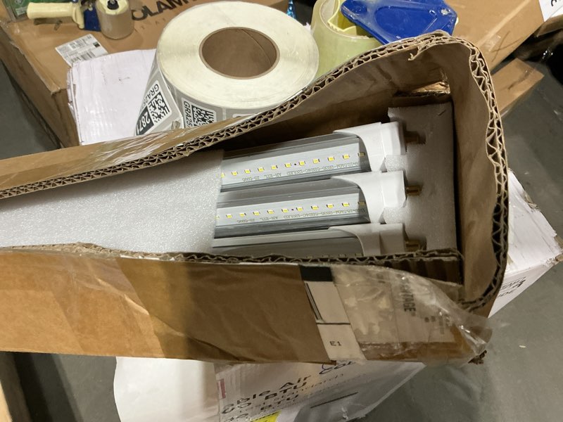 Condition photo showing New/Like New for 8 Foot Led Lights, T8 96" 45Watt FA8 Single Pin LED Shop Lights 5850LM, Ballast Bypass, 6000k, F96 8ft Led Bulbs Fluorescent Replacement,Workshop, Warehouse, Clear Cover(12 Pack)