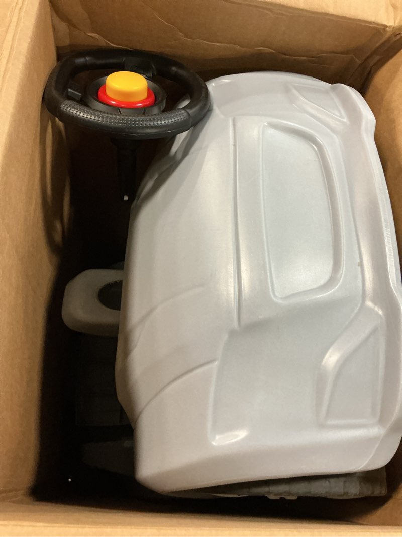 Condition photo showing Good Condition for Step2 Whisper Ride Cruiser Kids Push Car, Ride On Toy, Stroller Substitute, Includes Seat Belt & Horn, Made of Durable Plastic, Max Weight 50 lbs., For Toddlers 1.5-4 Years Old, Gray Gray Push Car