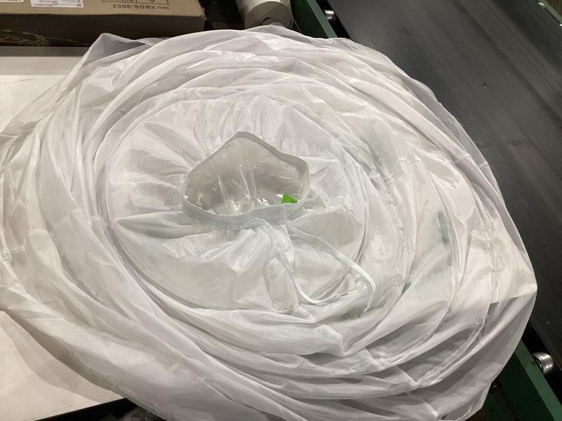 Condition photo showing Good Condition for beautelicate 6 hoops petticoat full a-line floor-length bridal hoop skirt gown crinolina white small-medium