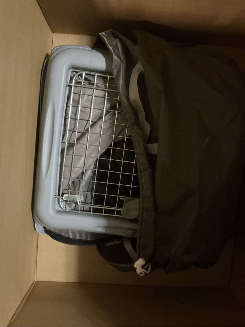 Condition photo showing Good Condition for SPORT PET Large Pop Open Kennel, Portable Cat Cage Kennel, Waterproof Pet bed, Travel Litter Collection Gray 45.3"L x 17.3"W x 18.8"H