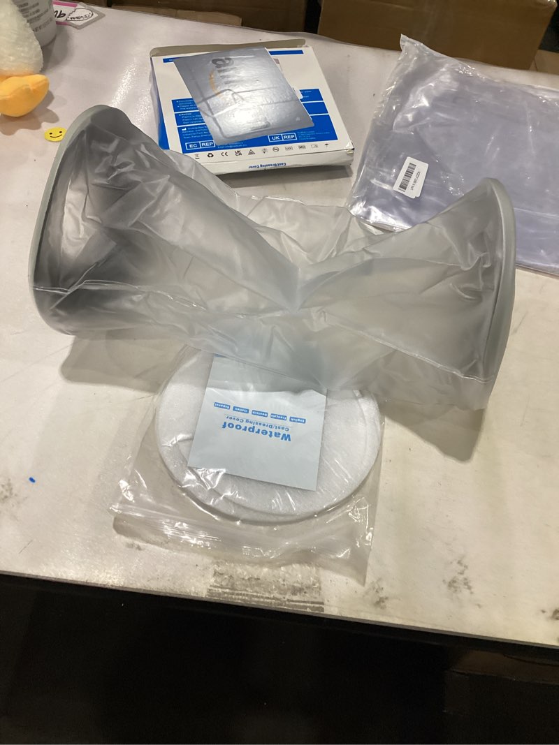 Condition photo showing Good Condition for Waterproof Knee Cast Cover for Shower,Watertight Cast Bag Covers- Shower Protector for Knee Replacement Surgery, Wound, Burns Reusable