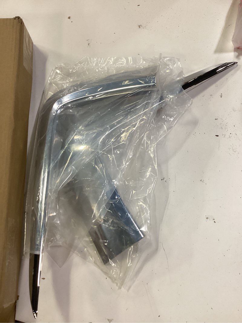 Condition photo showing Good Condition for front fog light fog lamp cover trim for honda pilot 2019 2020 2021 2022 accessories, front bumper left & right garnish cover trim, front turn signal light lamp trim, abs (chrome)