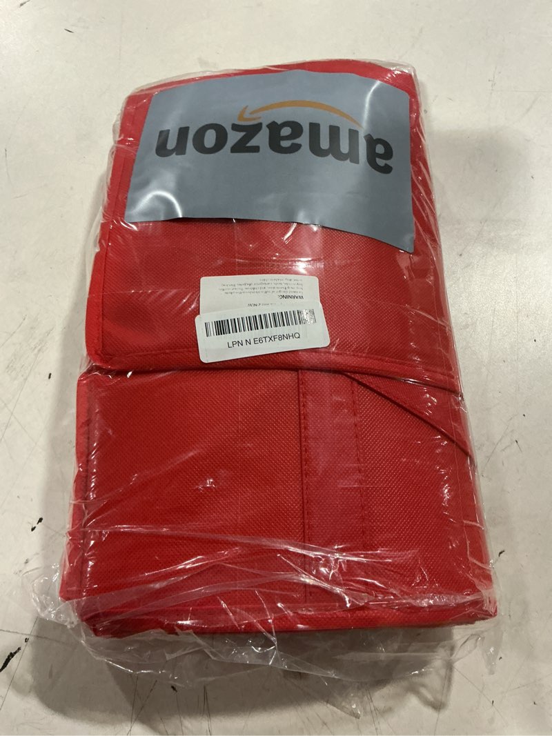 Condition photo showing Good Condition for musbus 2-pack xl-large insulated grocery shopping bags, red, reusable, heavy duty, zipped zipper,collapsible,tote,cooler,groceries,for car,recycled material warm foldable bag… x-large?16w x 12.5h x 9d? red-b 2